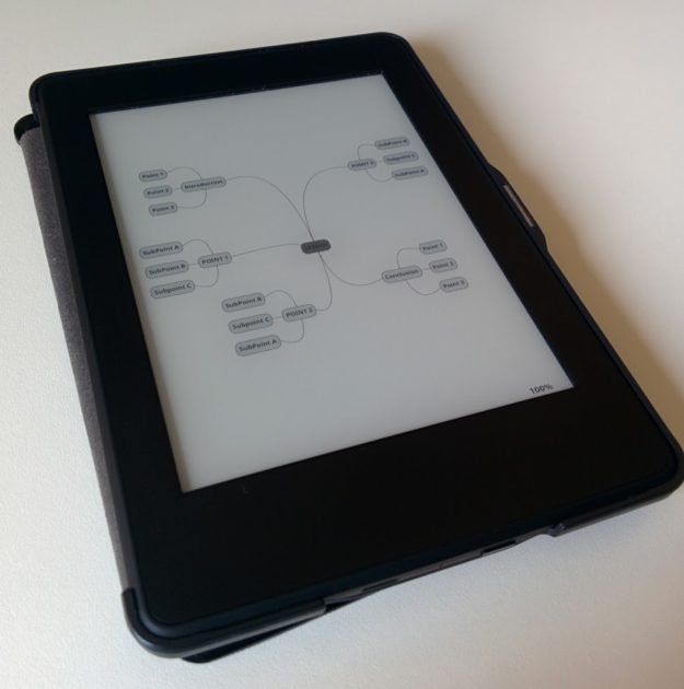 Amazon Kindle with Speech Notes